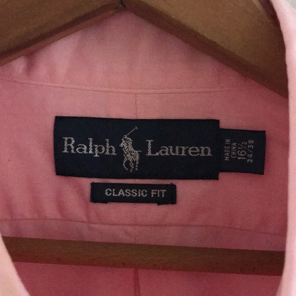 Ralph Lauren Pink Men’s Button Down shirt